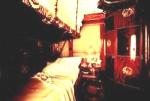 Orient-Express Doppelabteil in Nacht-Position