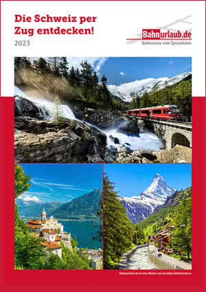 Die Schweiz per Zug entdecken!  2023 - Cover