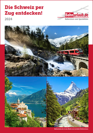 Die Schweiz per Zug entdecken!  2024 - Cover