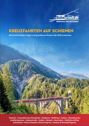Kreuzfahrt auf Schienen 2022 - Cover