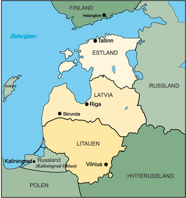 Estland, Lettland und Litauen