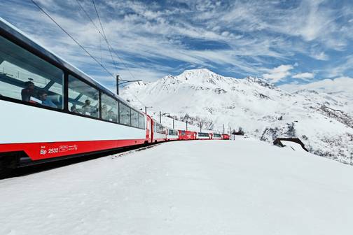 Bild für Glacier Express im Winter
