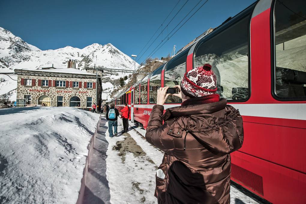 Bild für Bernina-Express im Winter (C)RhB