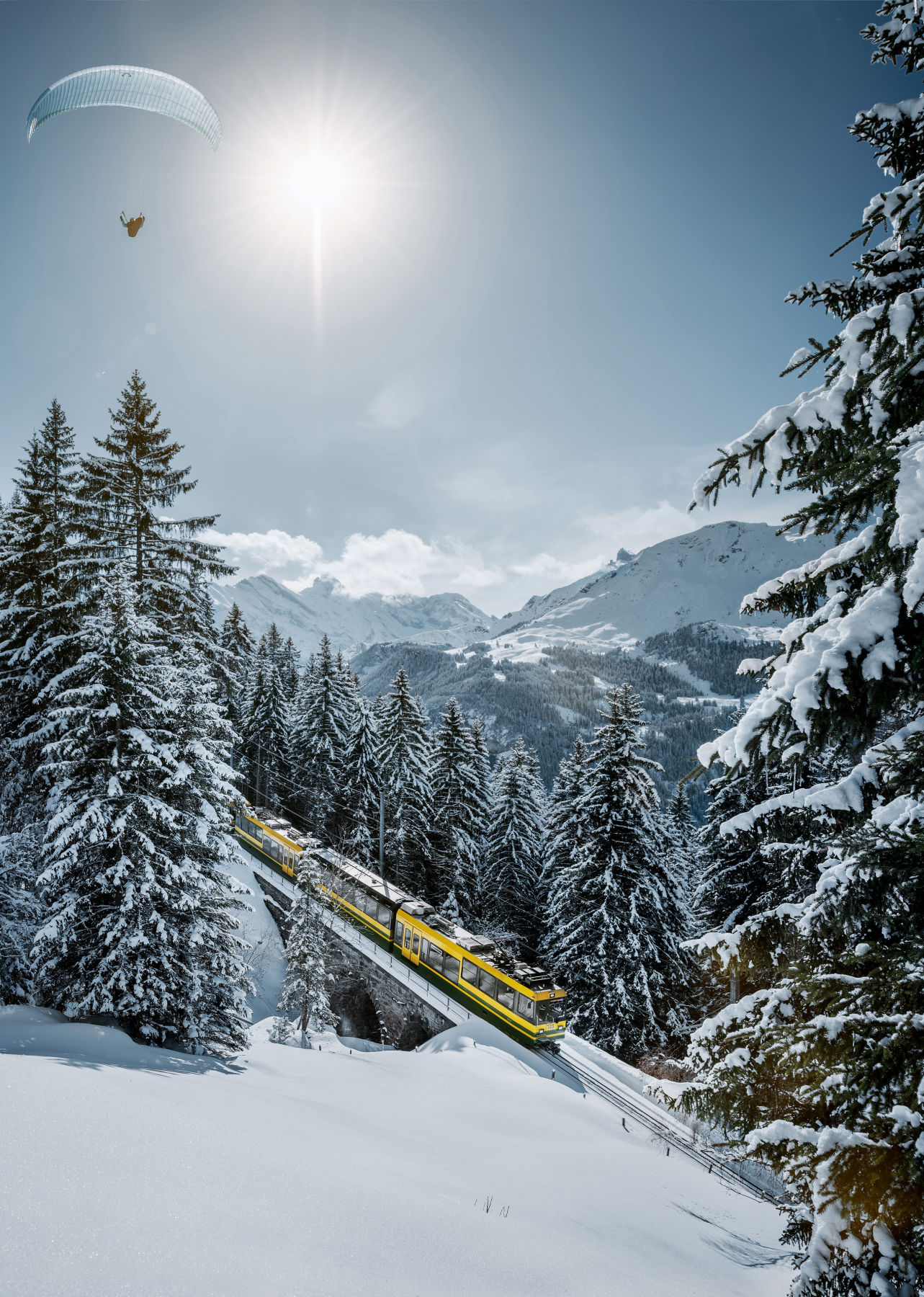Bild für Wengernalpbahn im Winter (C)Jungfraubahnen
