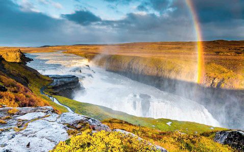 Bild für Gullfoss