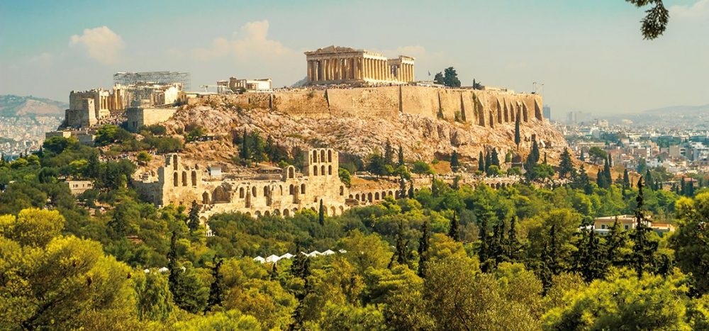 Bild für Die m&auml;chtige Akropolis in Athen