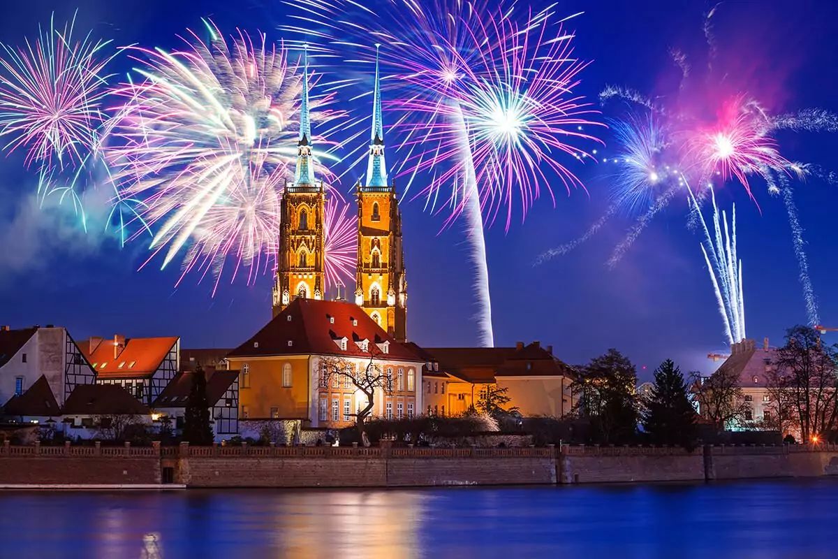 Bild für Feuerwerk in Breslau