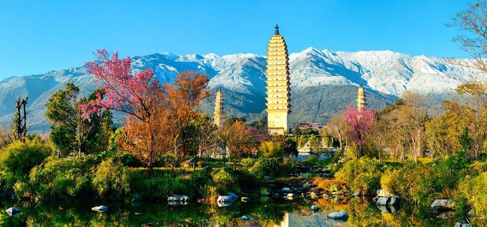 Bild für China-Pagoden-des-Chongsheng-Tempels-in-Dali