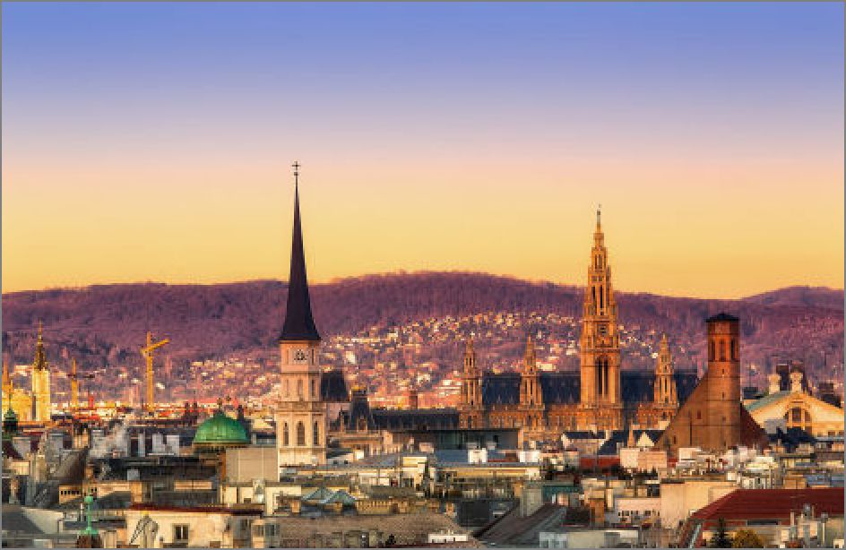 Blick über Wien in der Dämmerung © alexpoison, Fotolia