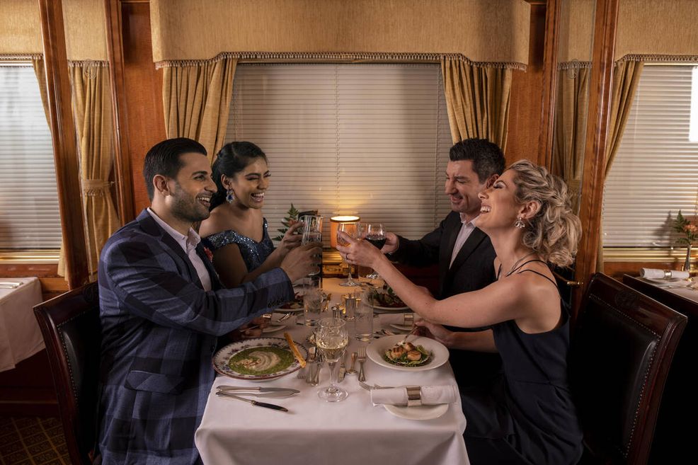 Blue Train, Dinner