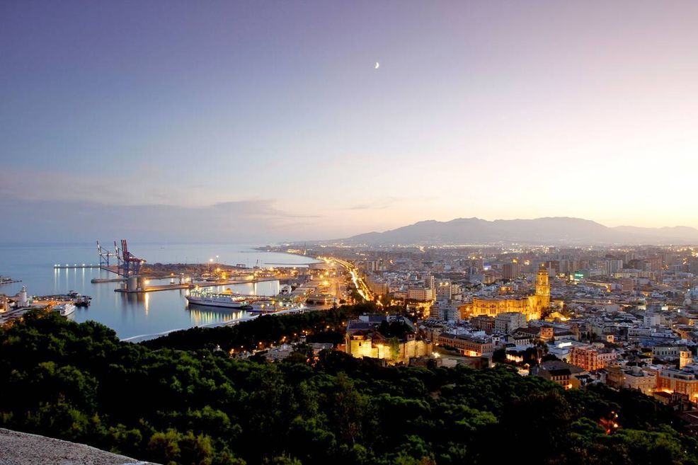 Málaga, Bucht von Málaga