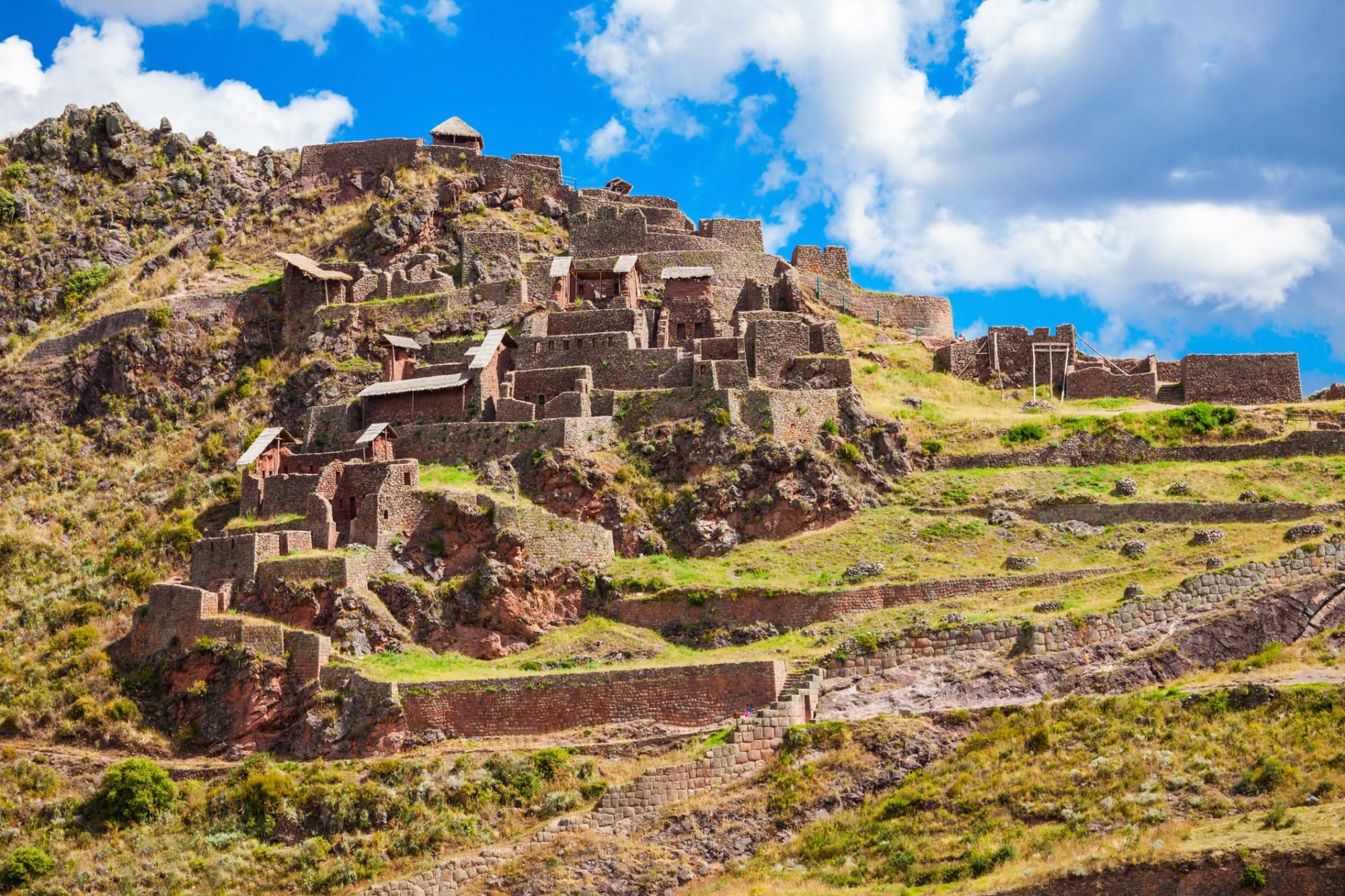 Peru, Pisac Ruinen