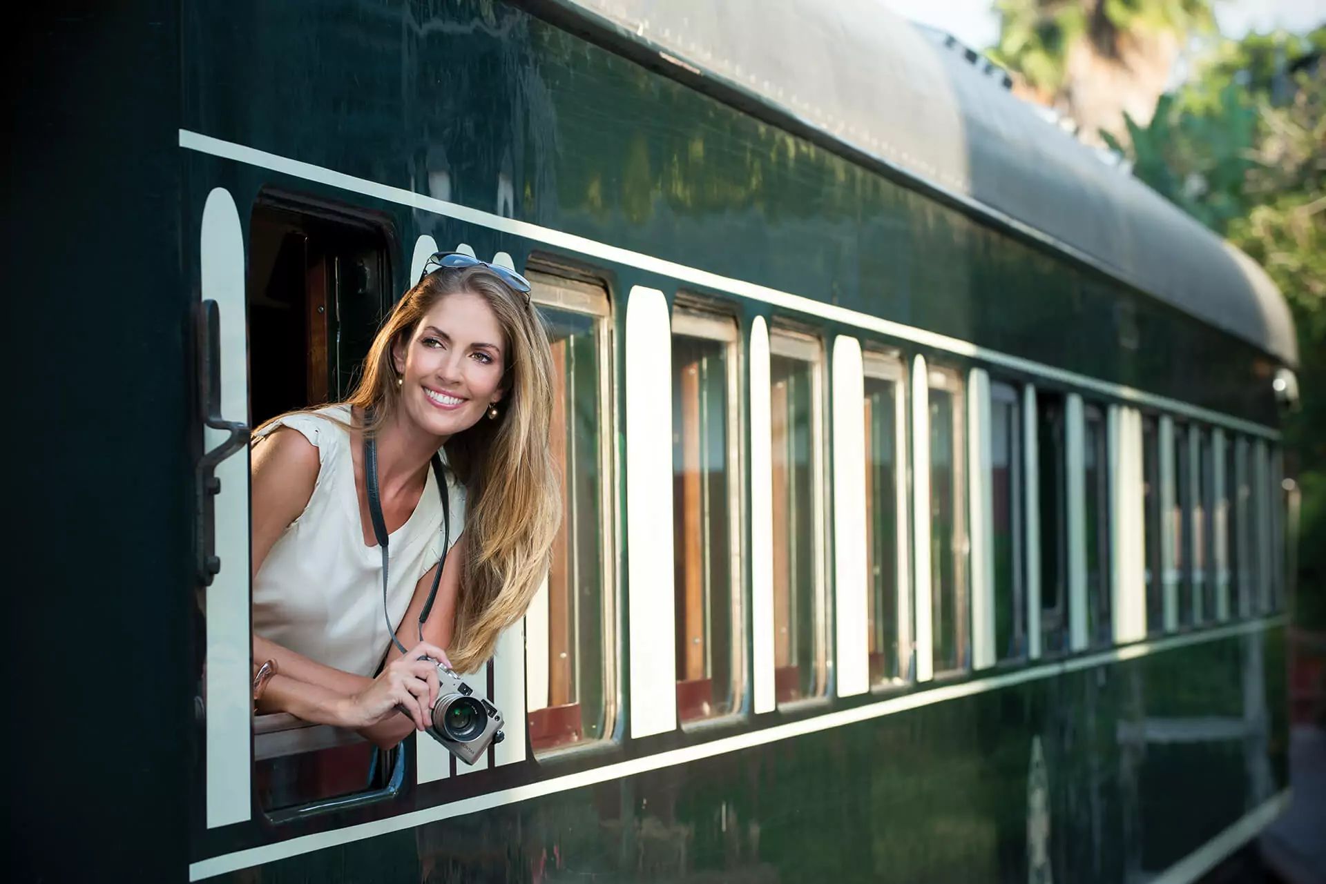 Train Window Lady © Rovos Rail Tours