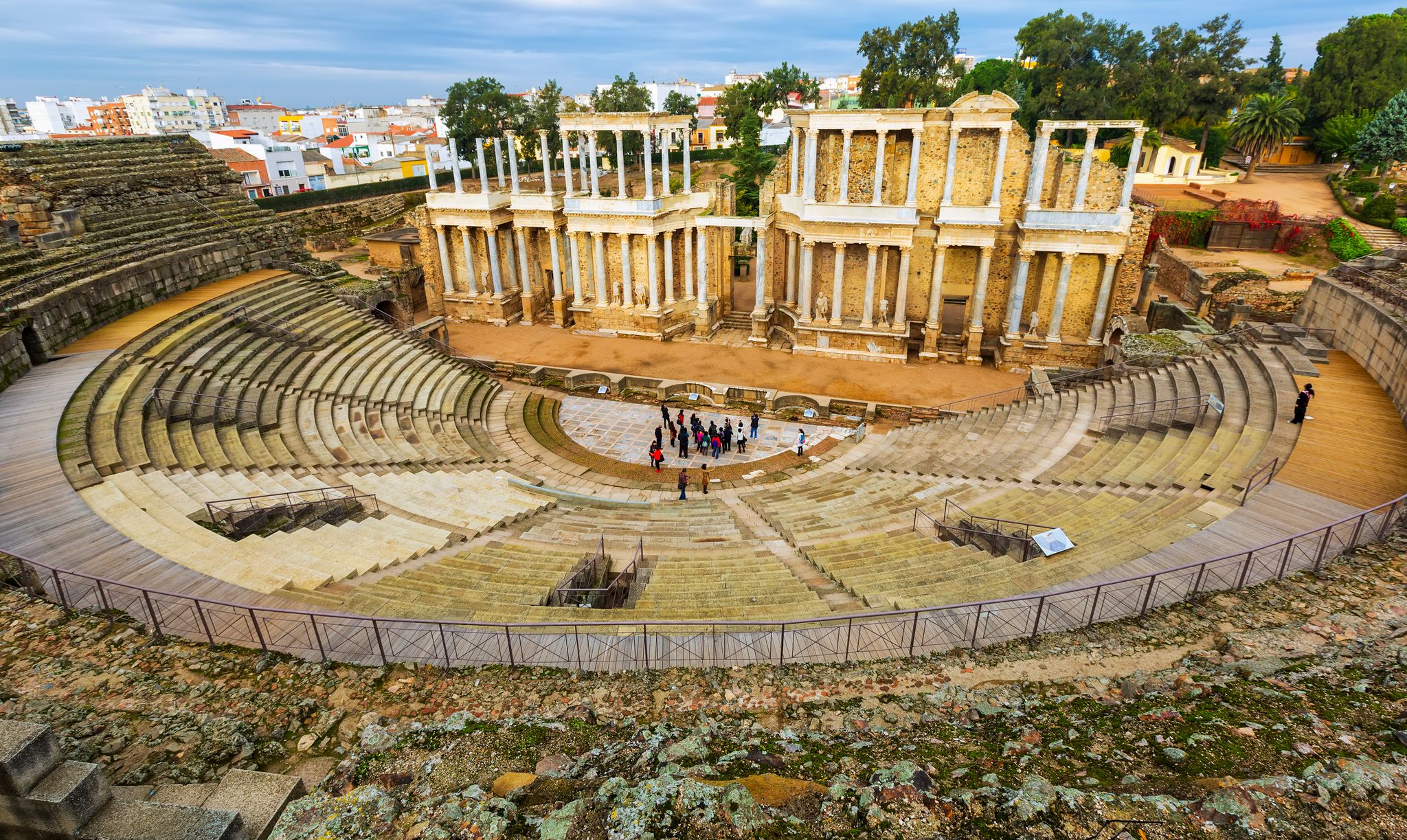 Das römische Amphitheater in Mérida © luisfpizarro