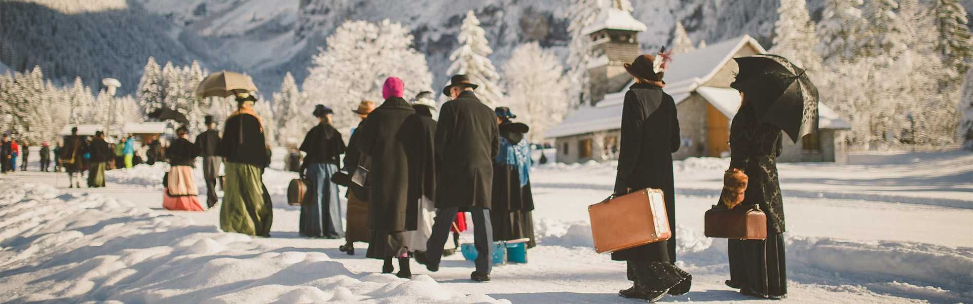 Sonderzug zur Event «Belle Epoque in Kandersteg»