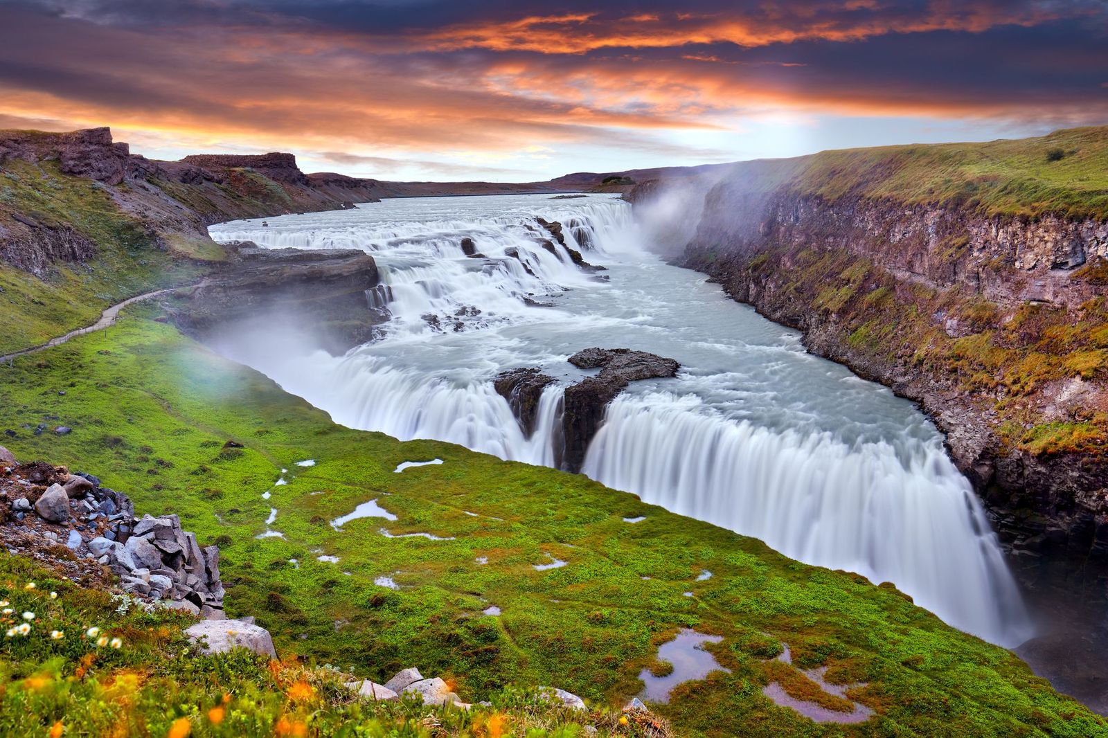 Gullfoss-Wasserfall © zicksvift, stockadobe