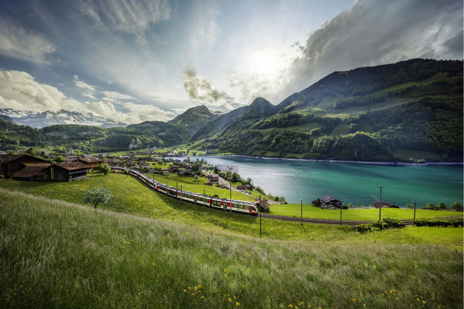 Lake Lungern, Lucerne Interlaken Express