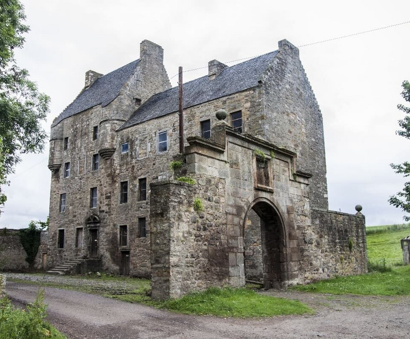 Midhope Castle in Schottland. Drehort in der Outlander Serie Lallybroch.