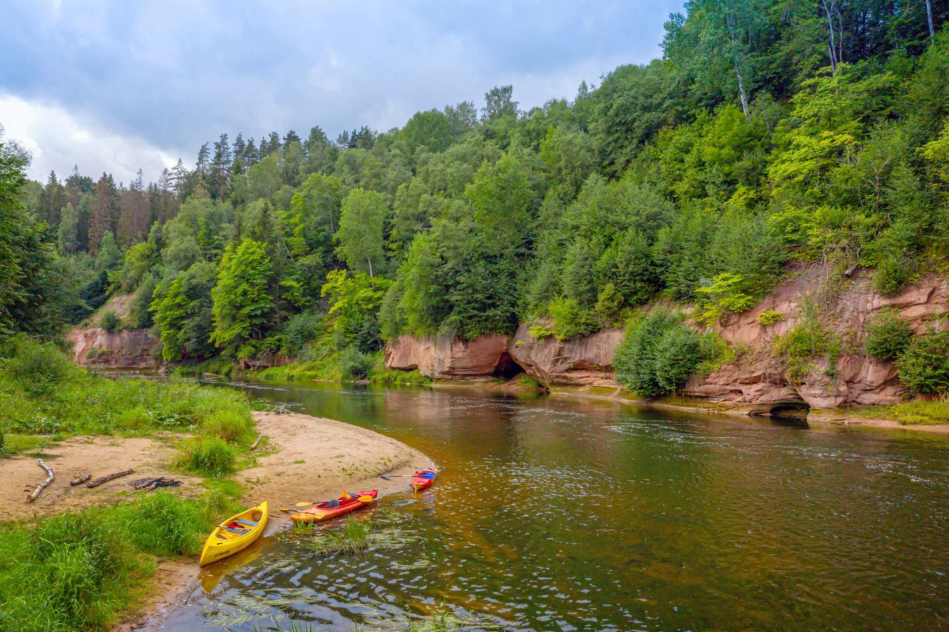 Kanus im Gauja-Nationalpark © ako photography