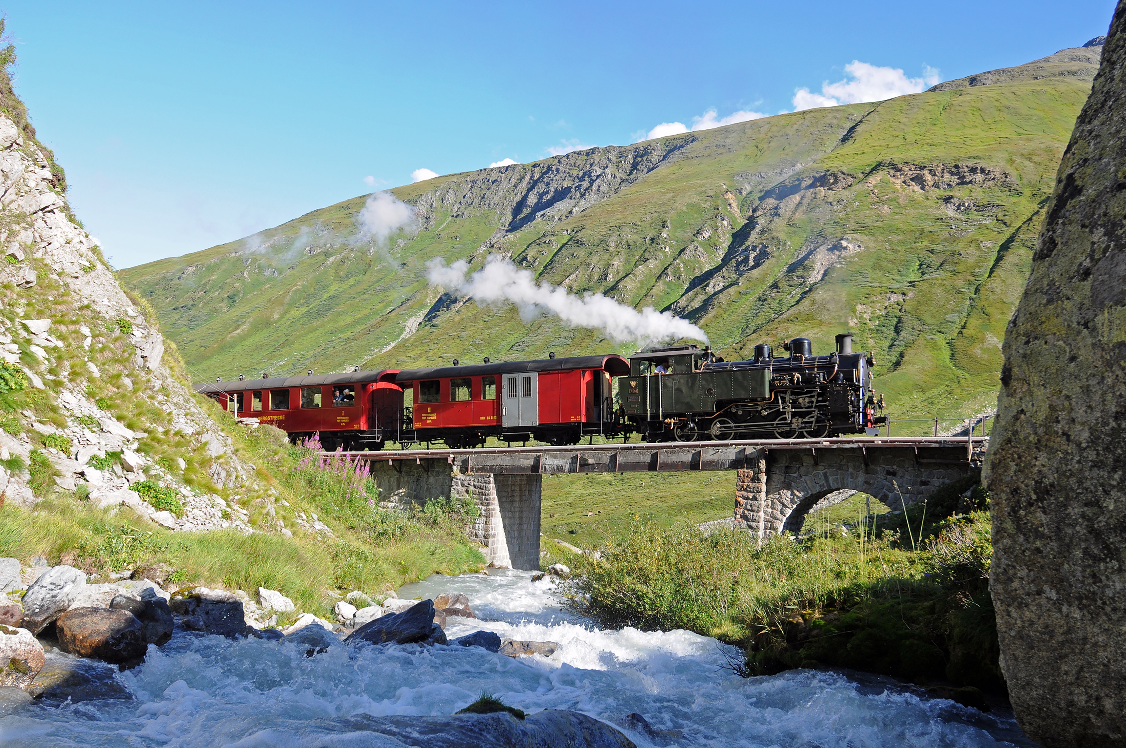 Bild für Dampfzug Furka-Bergstrecke (C) DFB_UWZ_1928