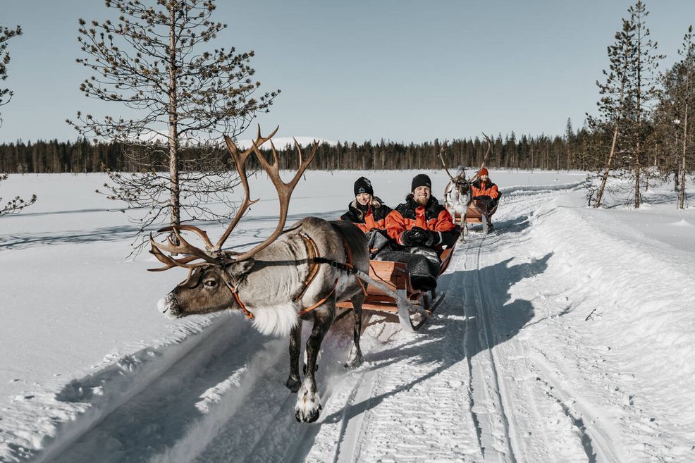 Bild für Rentierschlittenfahrt © Jani Kärppä, Visit Finnland