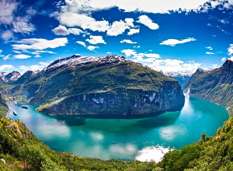 Bild für Geirangerfjord, Luftaufnahme © Visit Norway