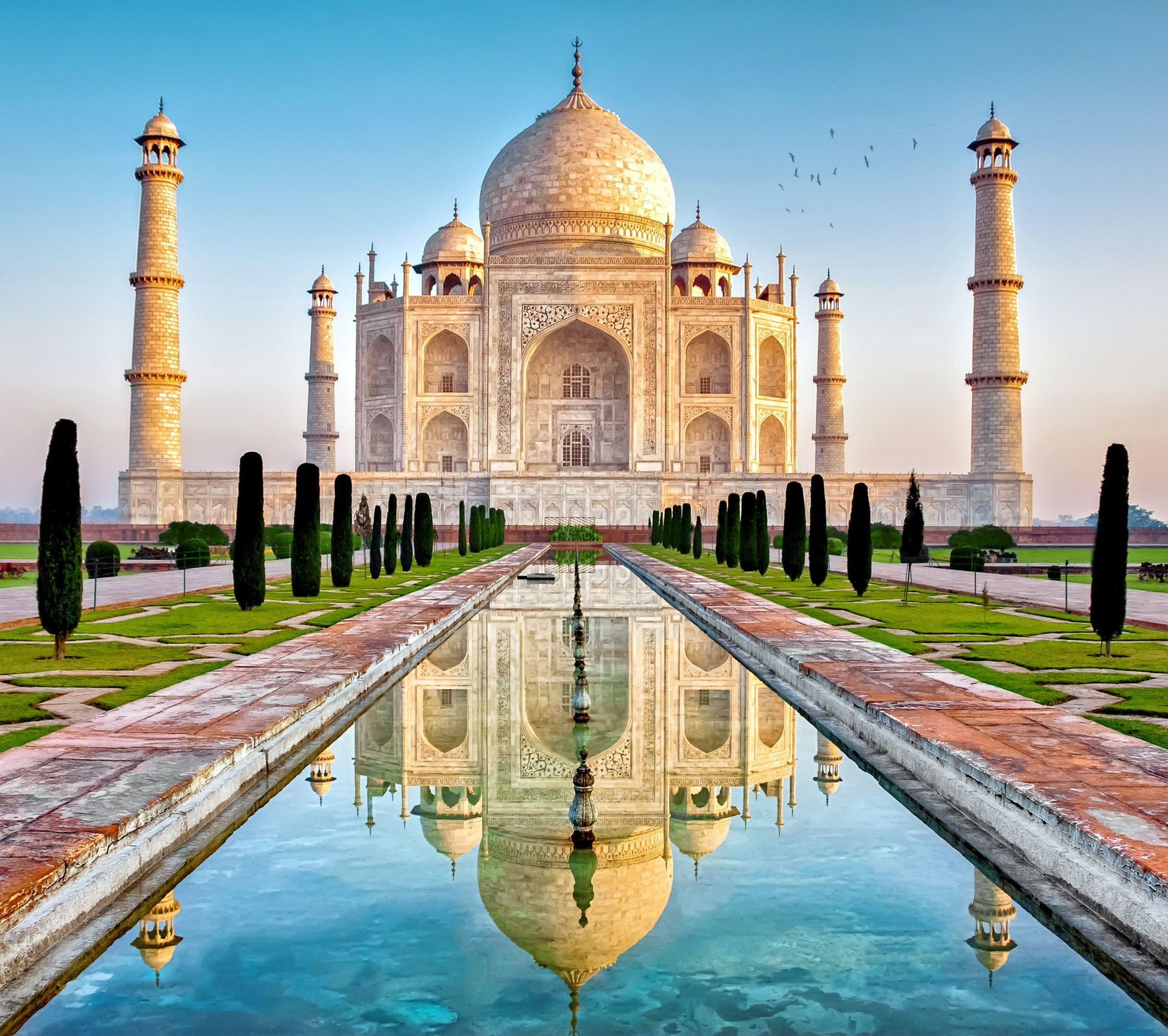 Bild für Der Taj Mahal in Agra © refresh (PIX)