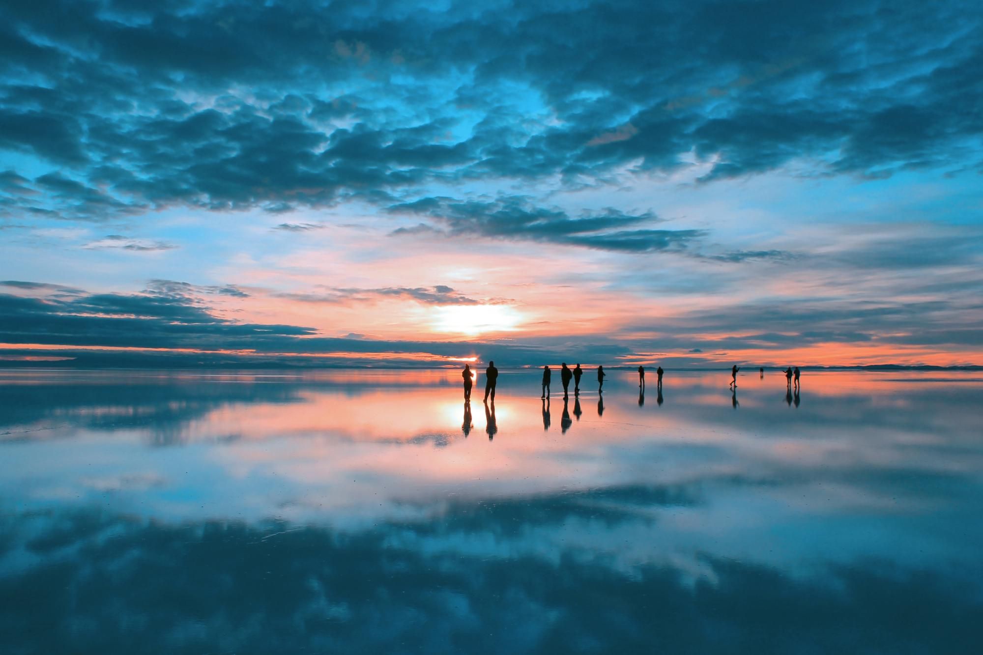 Bild für Salar de Uyuni Sonnenaufgang