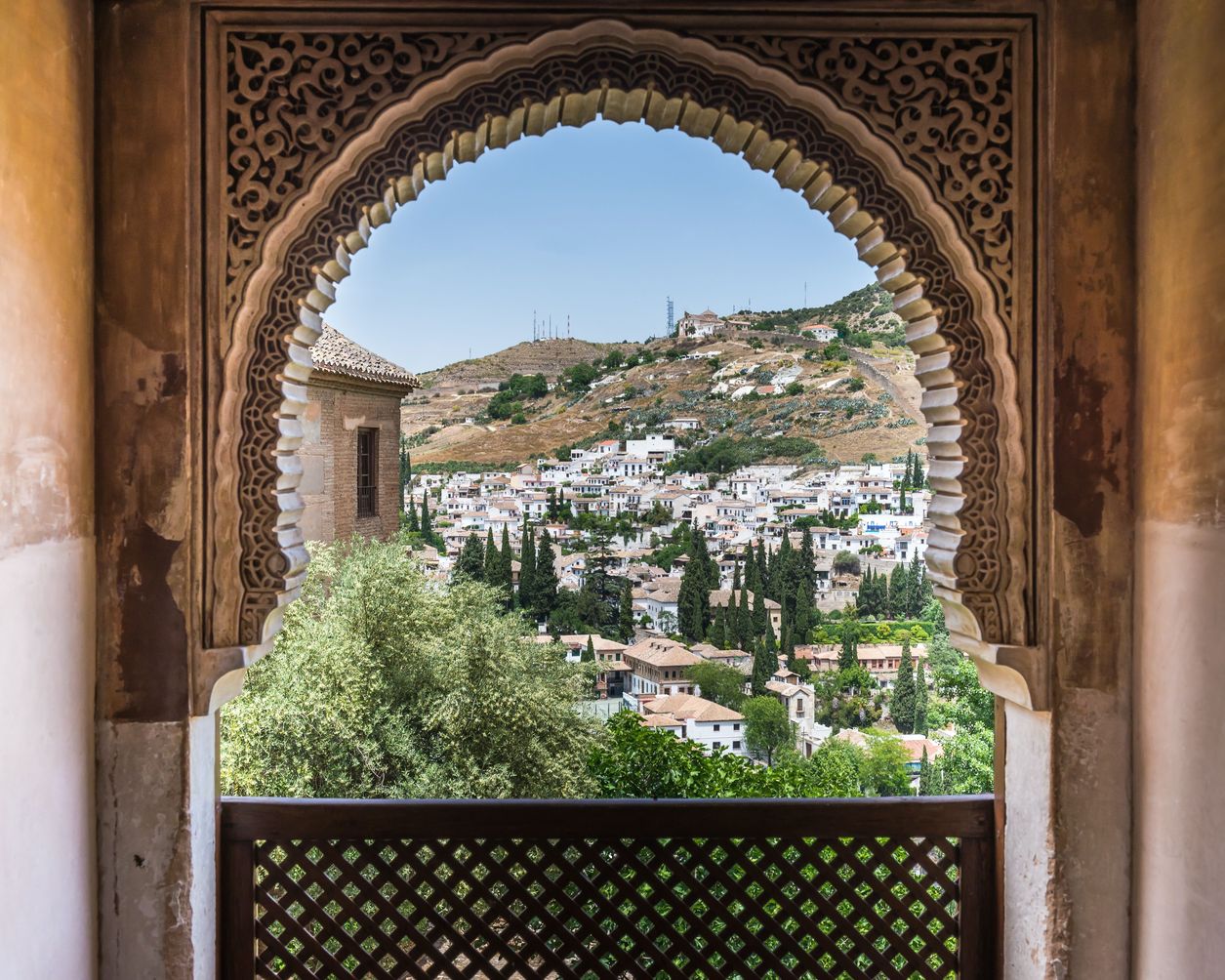 Bild für Blick auf Granada von Alhambra © kamira