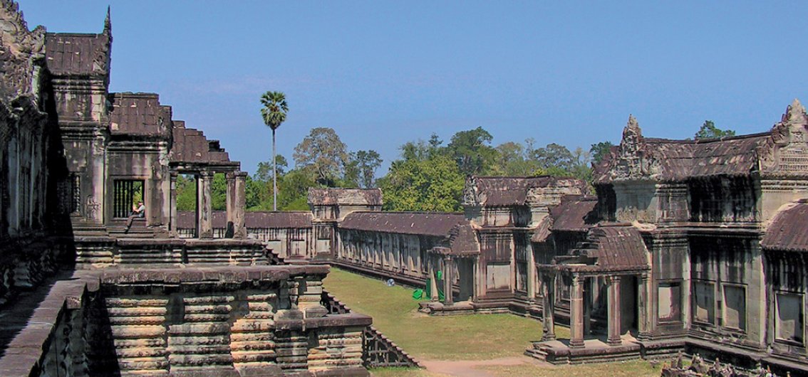Bild für In den Tempelanlagen von Angkor Wat