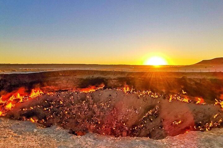 Bild für Darwaza Sonnenuntergang