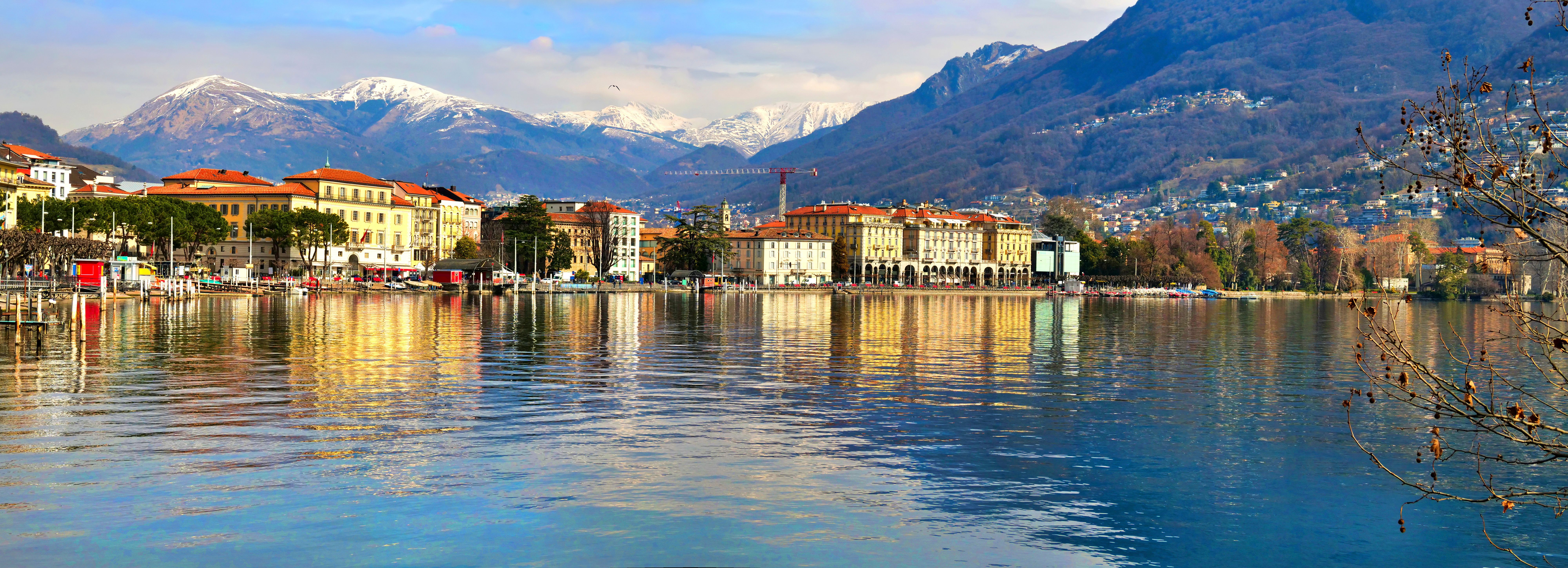 Lugano im italienischsprachigen Kanton Tessin © EHK-Pictures