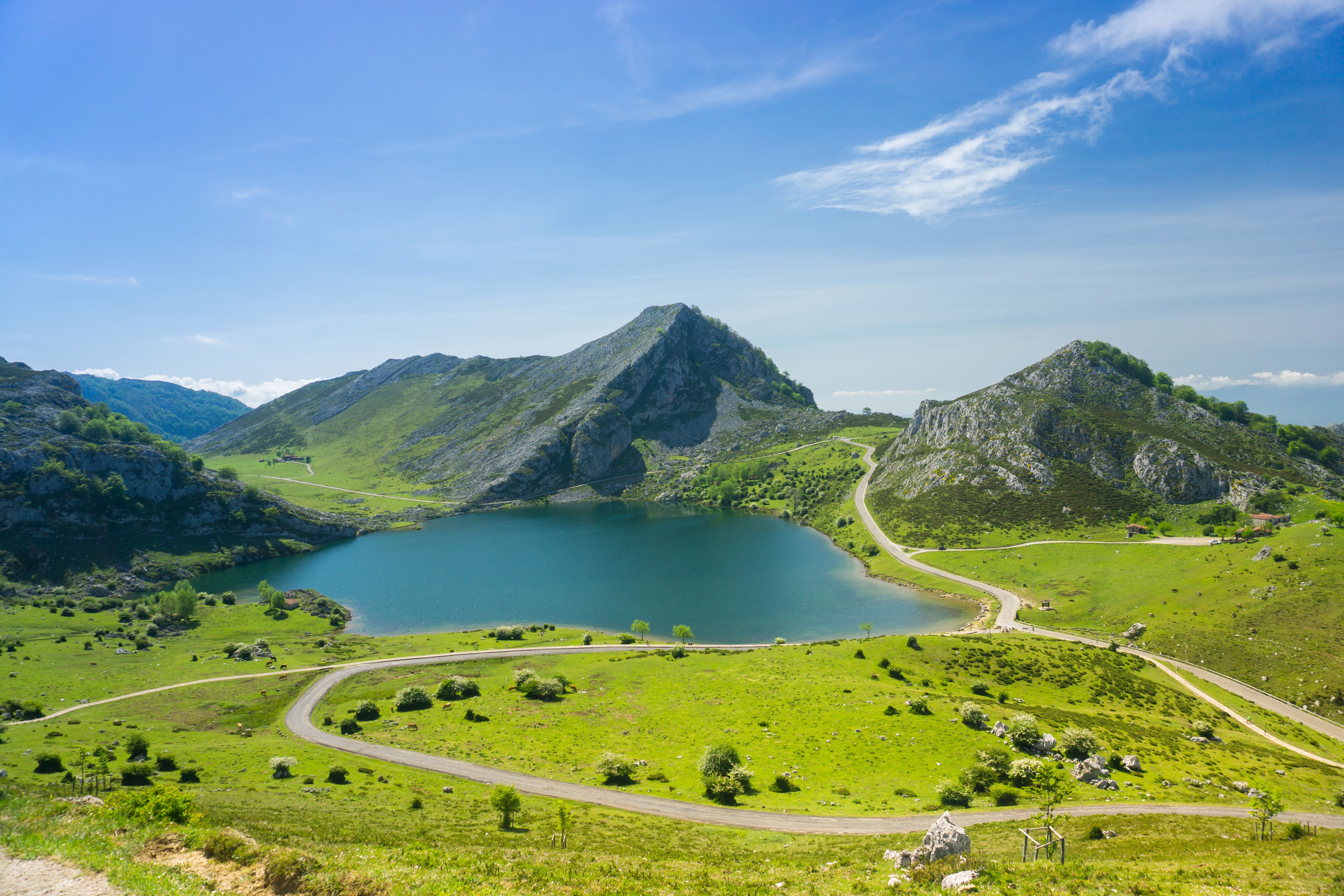 Der Enol-See in Asturien © elinque
