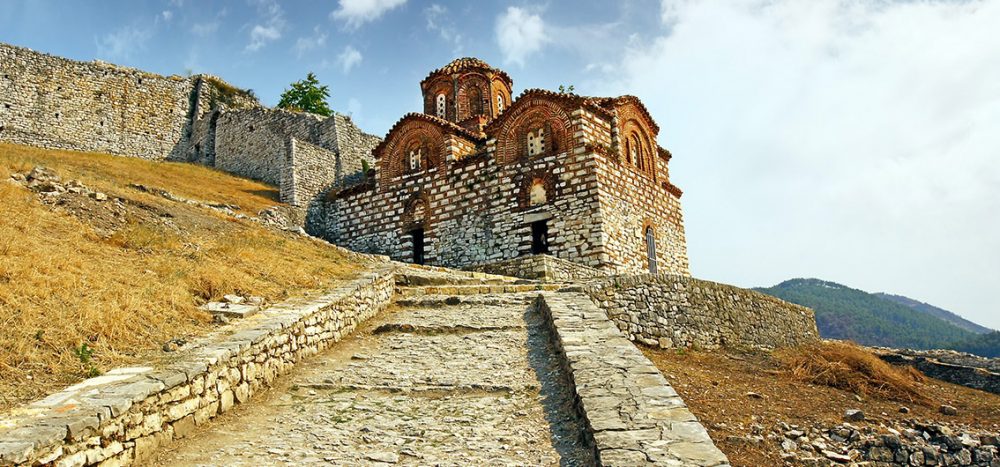 Orthodoxe Kirche der heiligen Dreifaltigkeit in der Zitadelle von Berat