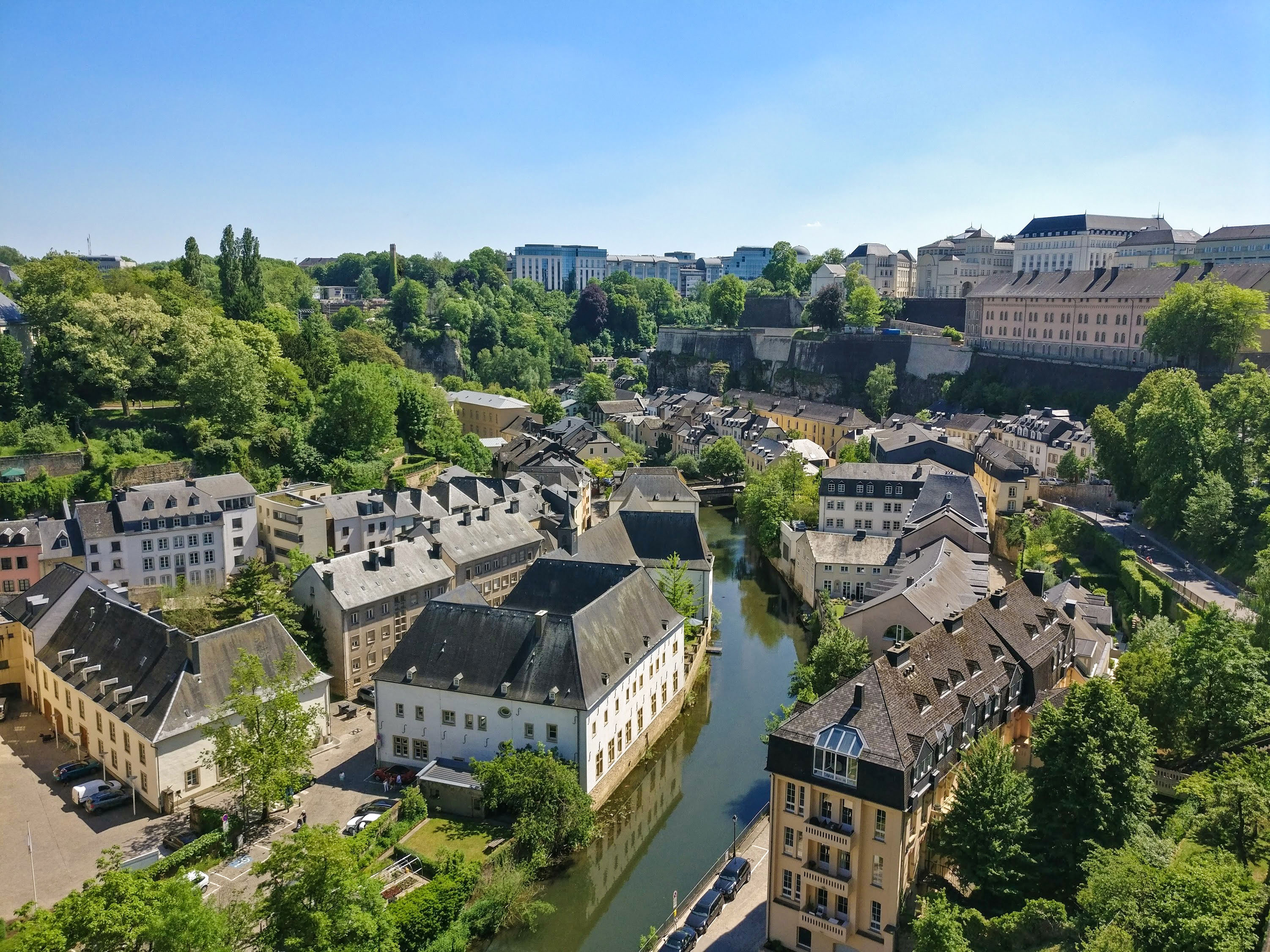 Alzette-Tal und Oberstadt in Luxemburg (Stadt) © SRG
