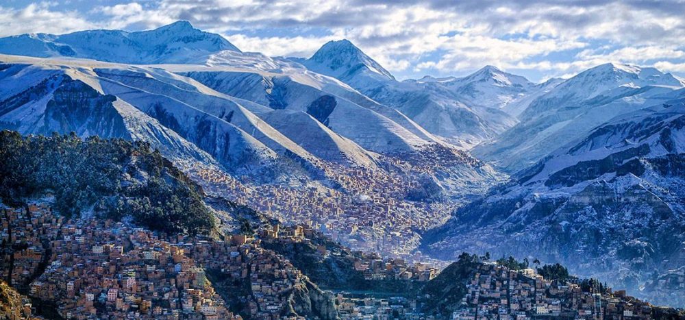 Bolivien - Blick-über-La-Paz