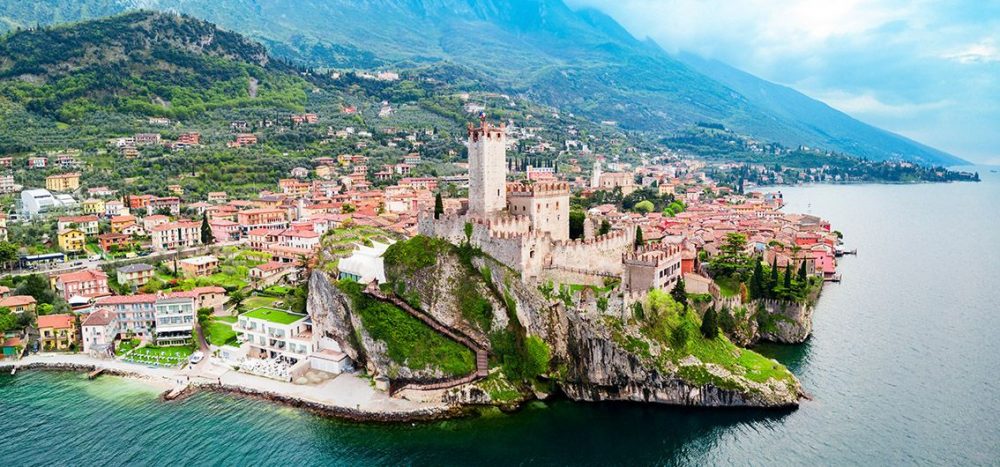 Die Scaliger-Burg in Malcesine