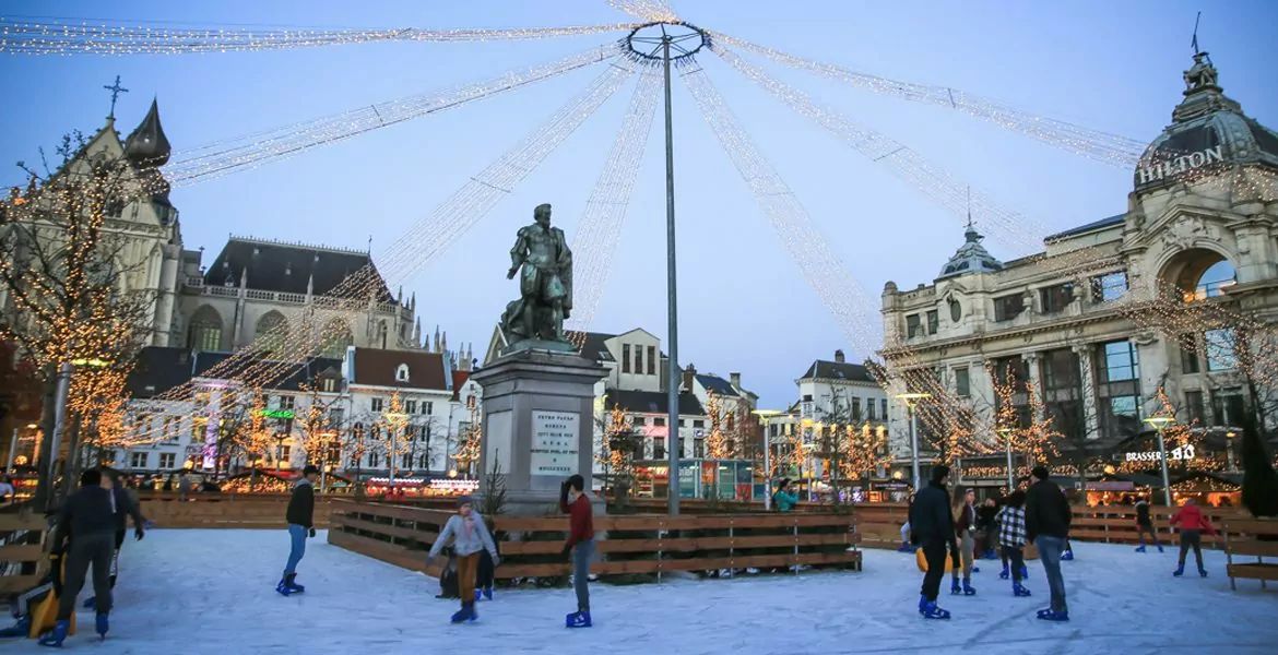 Antwerpen im Winter