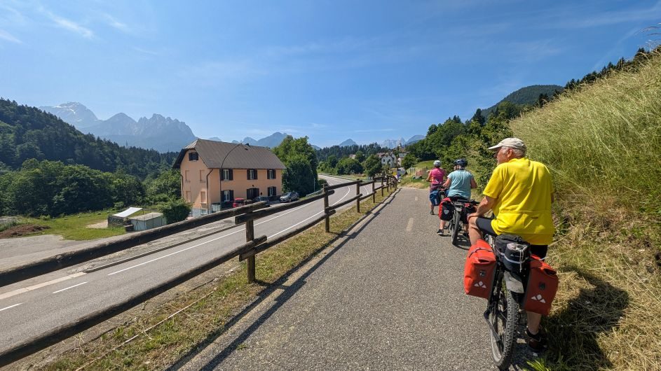 Per E-Bike über die Alpen - Unterwegs auf der Strecke