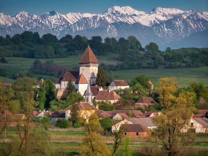 Rumänien per E-Bike entdecken - Kirchenburg in Hosman