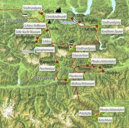 Zug - Rundreise Weihnachten und Silvester im Salzburger Land
