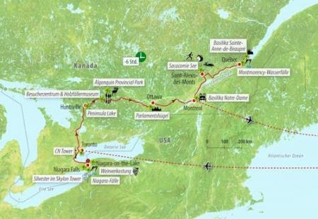 Zug - Silvester in Kanada – Jahreswechsel an den Niagara-Fällen