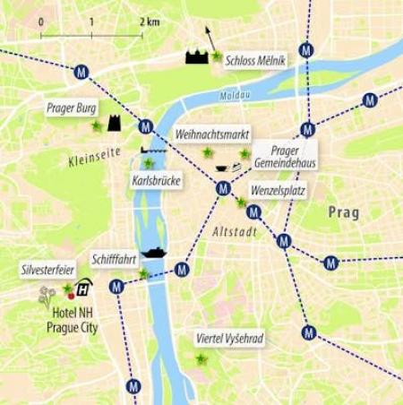 Zug - Silvester in Tschechien – Jahreswechsel in Prag