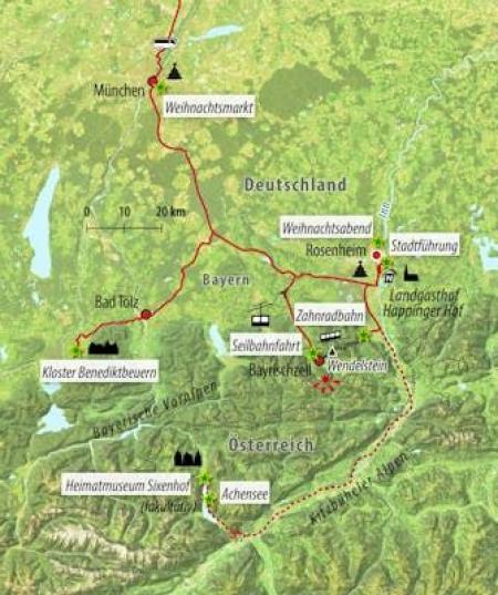 Zug - Rundreise Weihnachten im Chiemgau