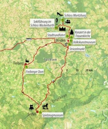 Zug - Weihnachten in Dresden und im Erzgebirge