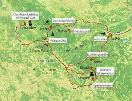 Zug - Weihnachten im Thüringer Wald