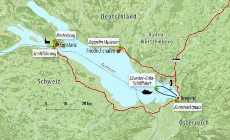 Zug - Silvesterreise an den Bodensee