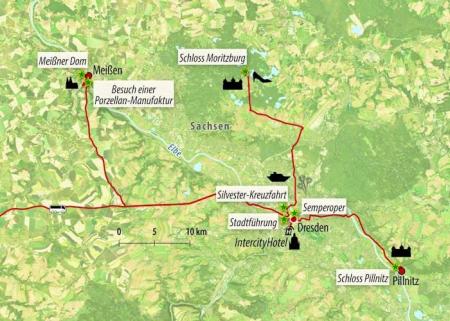Zug - Silvesterreise in Dresden – Glanz zur Jahreswende