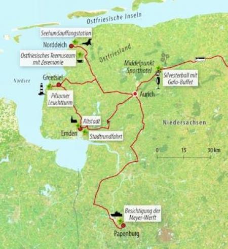 Zug - Silvester in Ostfriesland