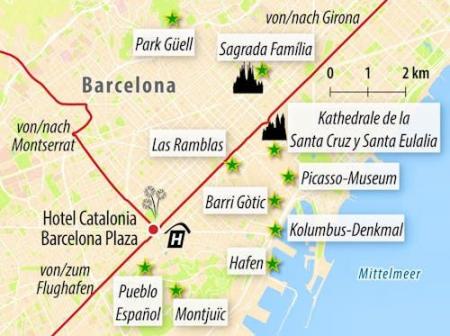 Zug - Silvesterreise Barcelona  - Jahreswechsel in Spanien